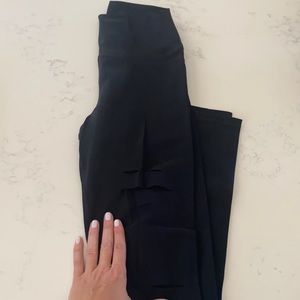 Alo 7/8 high waist ripped warrior - like new